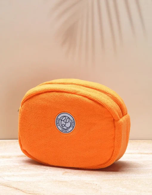 Trousse éponge orange