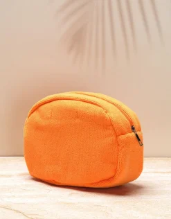 Trousse éponge orange