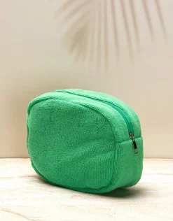Trousse éponge vert