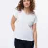 T-shirt blanc coton