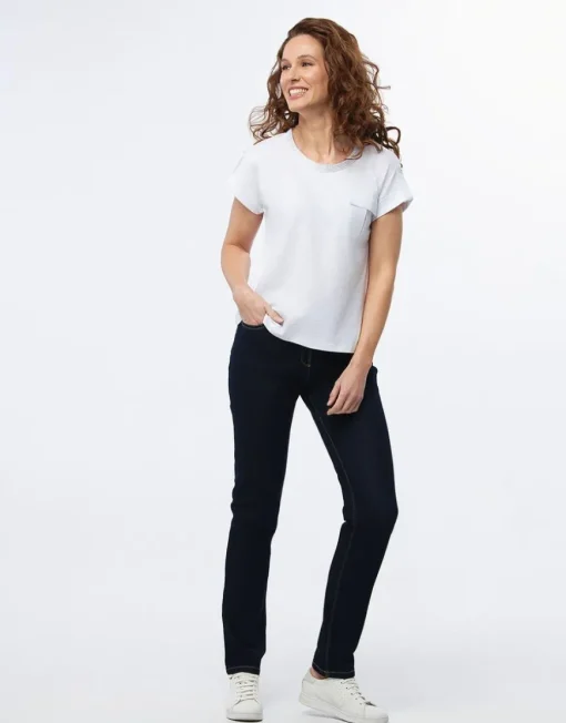 T-shirt blanc coton