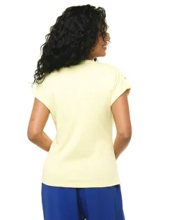 T-shirt 100% coton jaune