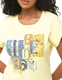 T-shirt 100% coton jaune