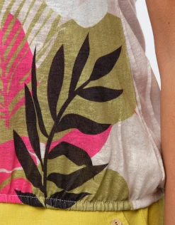 T-shirt beige motif