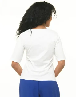 T-shirt blanc 100% coton