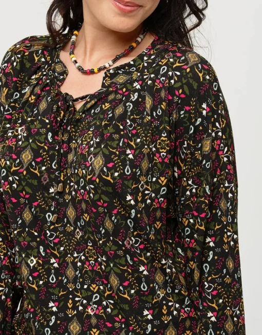 T-shirt blousant imprimé