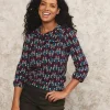 T-shirt chaud motif prune