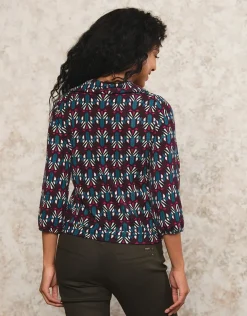 T-shirt chaud motif prune