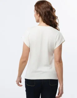 T-shirt coton écru