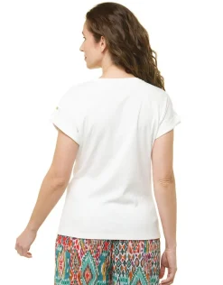T-shirt écru 100% coton