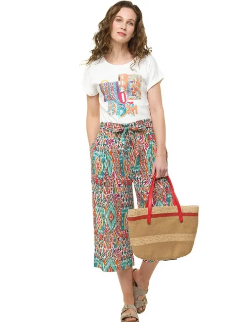 T-shirt écru 100% coton
