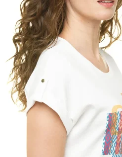 T-shirt écru 100% coton