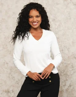 T-shirt écru coton