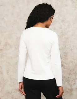T-shirt écru coton