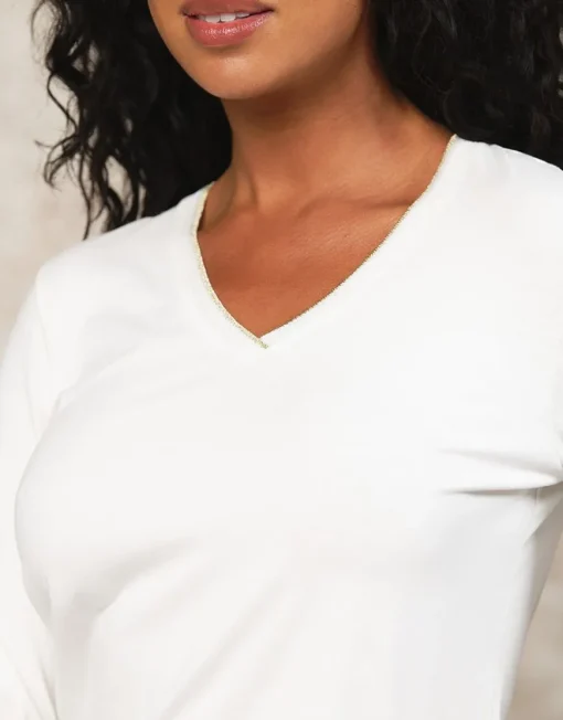 T-shirt écru coton