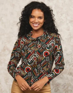 T-shirt doux motif noir