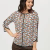 T-shirt fluide bleu