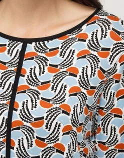 T-shirt fluide bleu