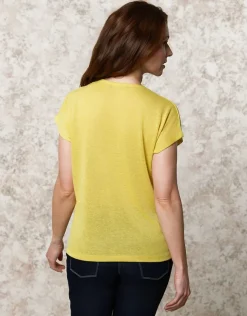 T-shirt fluide vert anis
