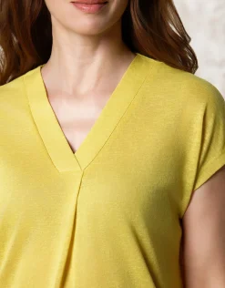 T-shirt fluide vert anis