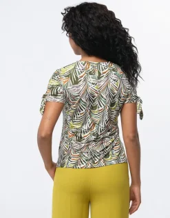 T-shirt imprimé kaki