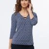 T-shirt imprimé marine