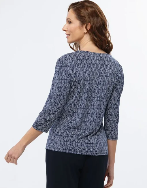T-shirt imprimé marine