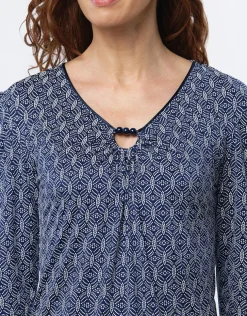 T-shirt imprimé marine