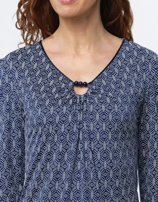 T-shirt imprimé marine