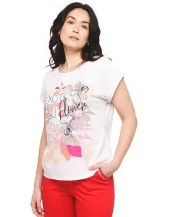 T-shirt motif blanc