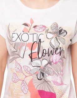 T-shirt motif blanc