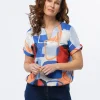 T-shirt motif géométrique
