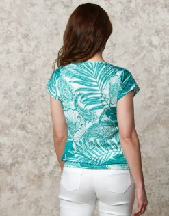 T-shirt motif émeraude
