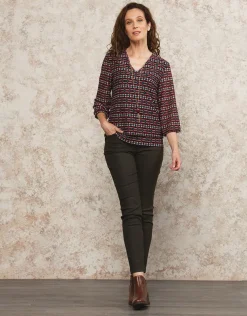 T-shirt motif violet