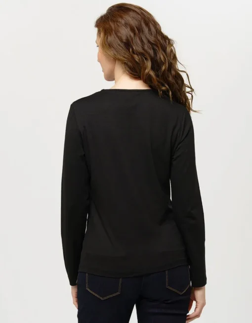 T-shirt noir motif pop