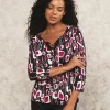 T-shirt stretch motif noi