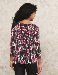 T-shirt stretch motif noi