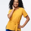 Tunique chic ocre