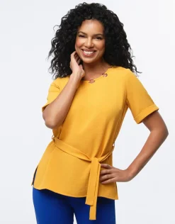 Tunique chic ocre