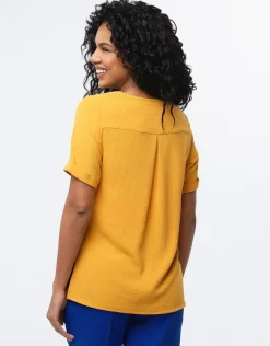 Tunique chic ocre