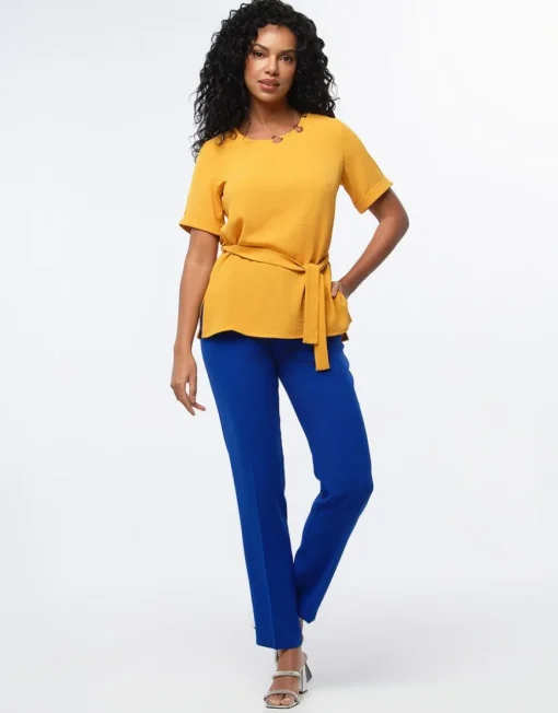 Tunique chic ocre