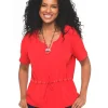 Tunique rouge chic