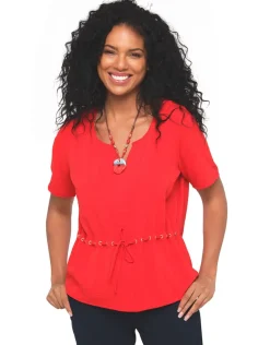 Tunique rouge chic