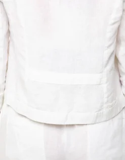 Veste 100% lin blanc
