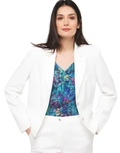 Veste blazer écrue