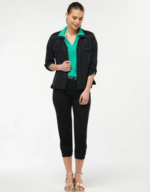 Veste chemise noire