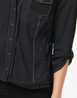 Veste chemise noire
