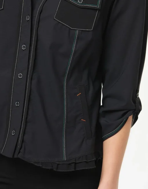 Veste chemise noire