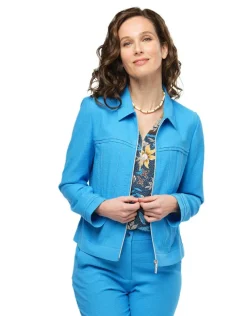 Veste chic bleu azur