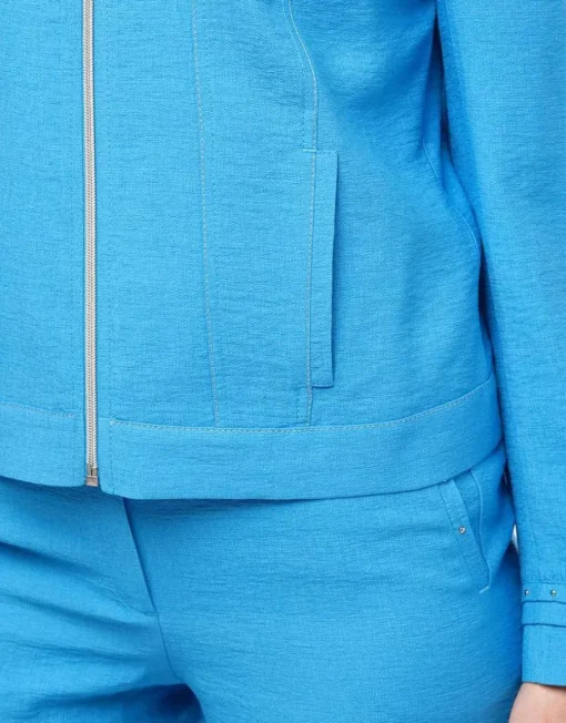 Veste chic bleu azur